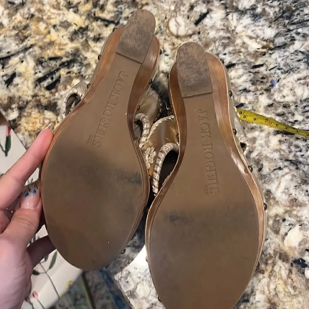 Jack Rogers Heeled Wedges
